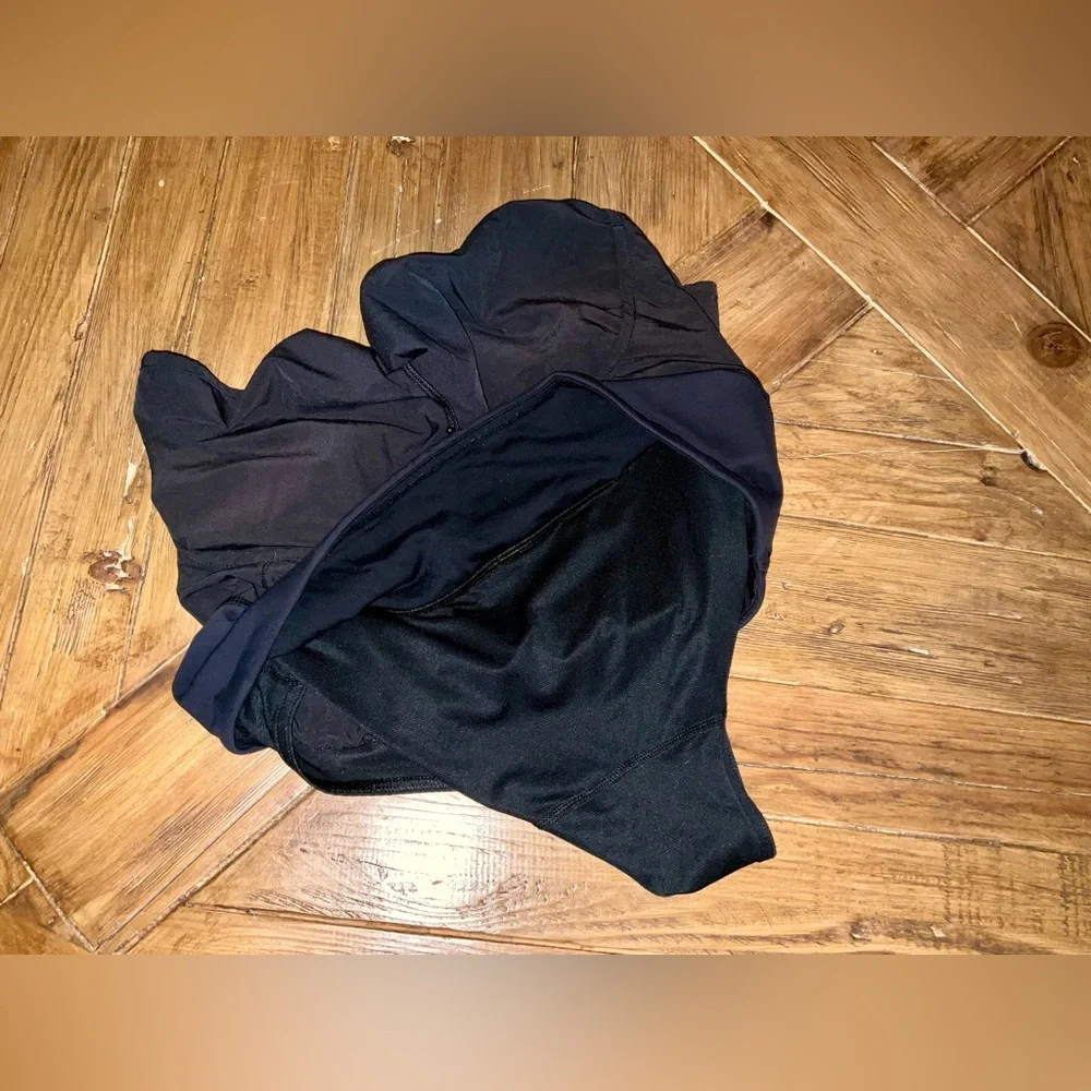 Lululemon Black Run Times Athletic Running Shorts Size 6
